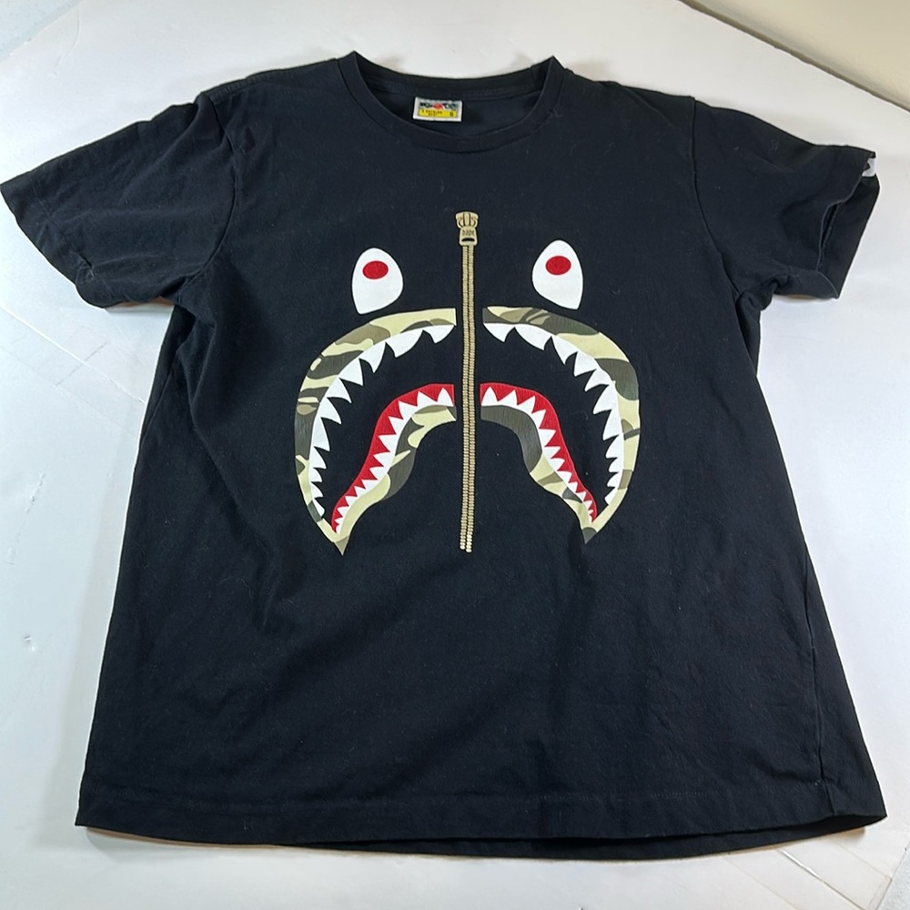 Bape Color Camo Shark Tee